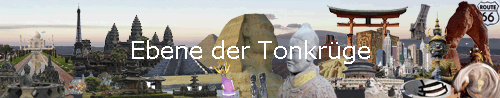 Ebene der Tonkrüge