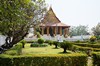 Aus dem gegenüberliegenden Haw Pha Kaew stammt der Smaragd-Buddah der schon seit 1779 in Bangkok ist. 