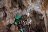 Nahe Vang Vieng gibt es die Tham Jamg Höhle zu erforschen.