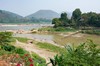 Und das ist das Ende der Landzunge, auf der Luang Prabang zwischen zwei Flüssen liegt.